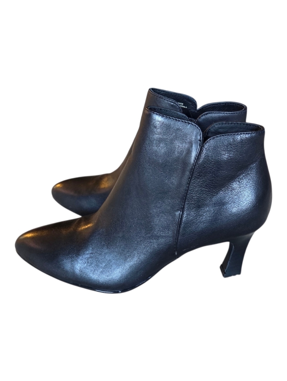 SOFFT Sasha Kitten Heel Black Leather Ankle Boots Skze 8.5
